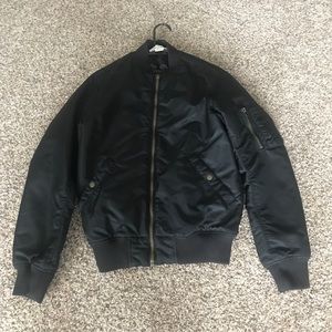 Black H&M Bomber Jacket